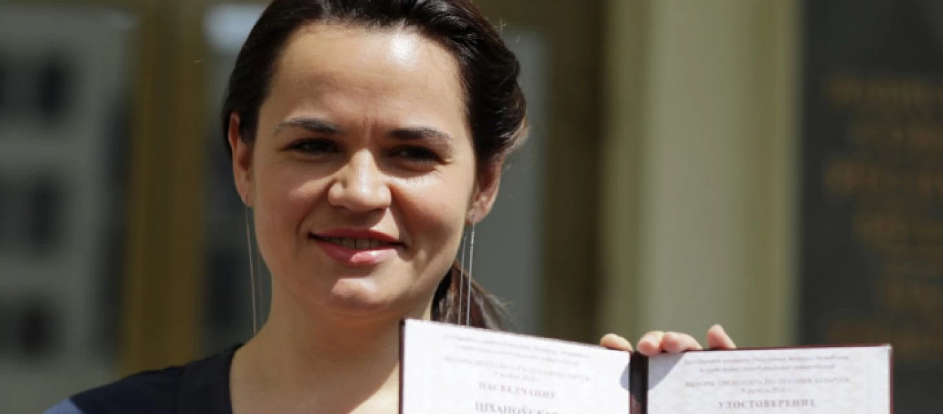 Η Σβετλάνα Τιχανόφσκαγια βρίσκεται στην «ασφαλή» Λιθουανία για να ασκεί αντιπολίτευση